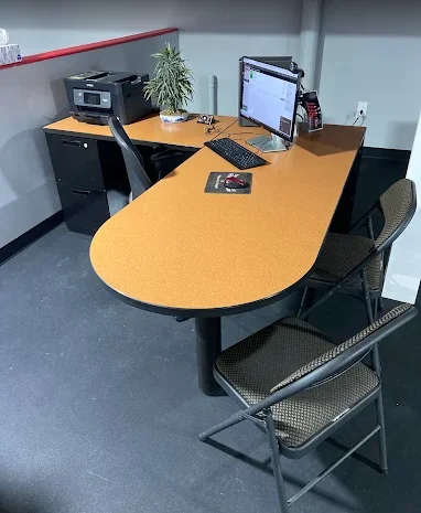 Dedicated office and reception space